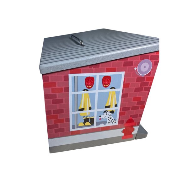 Melissa & Doug Keys & Cars Wooden Rescue Garage Toy For Ages 3+ - Picture 12 of 16